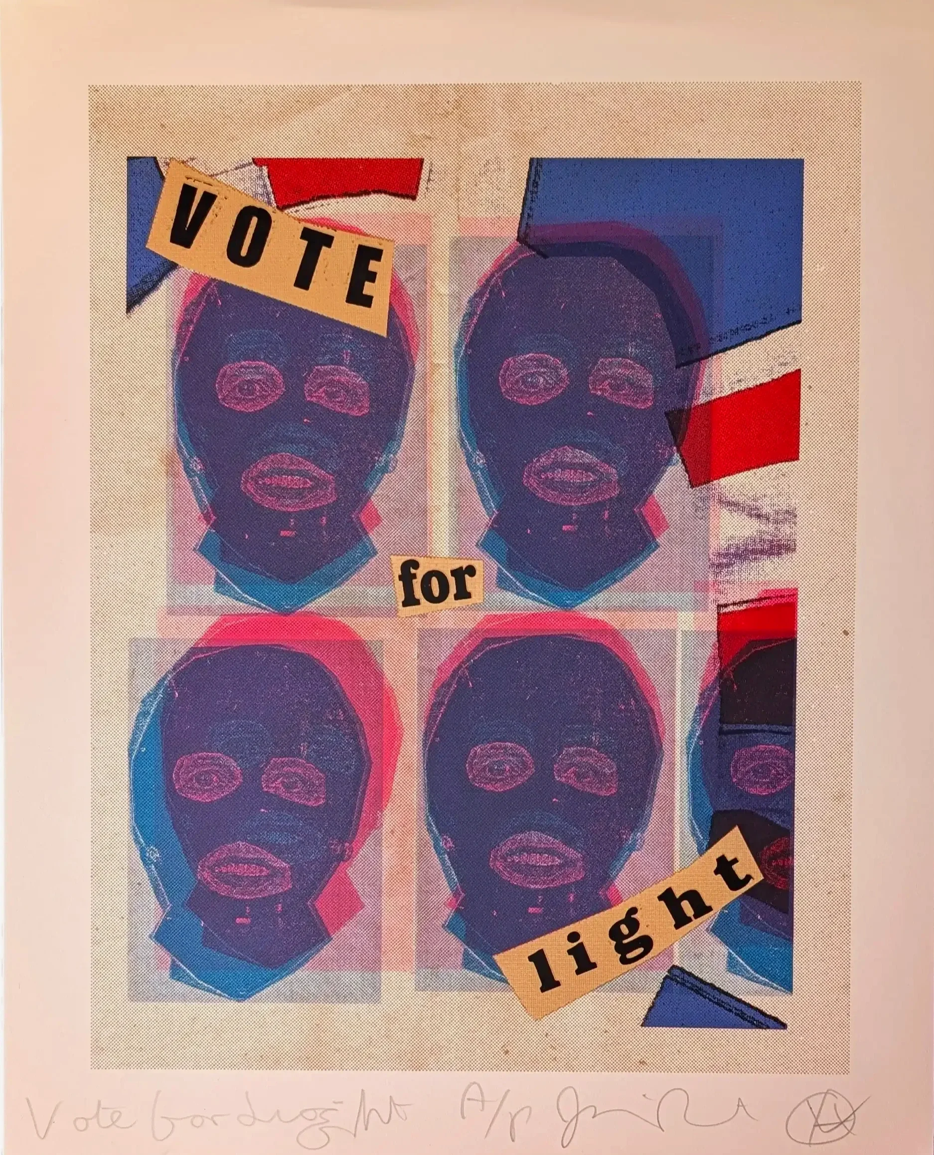jamie+reid+vote+for+light+hand+signed+print
