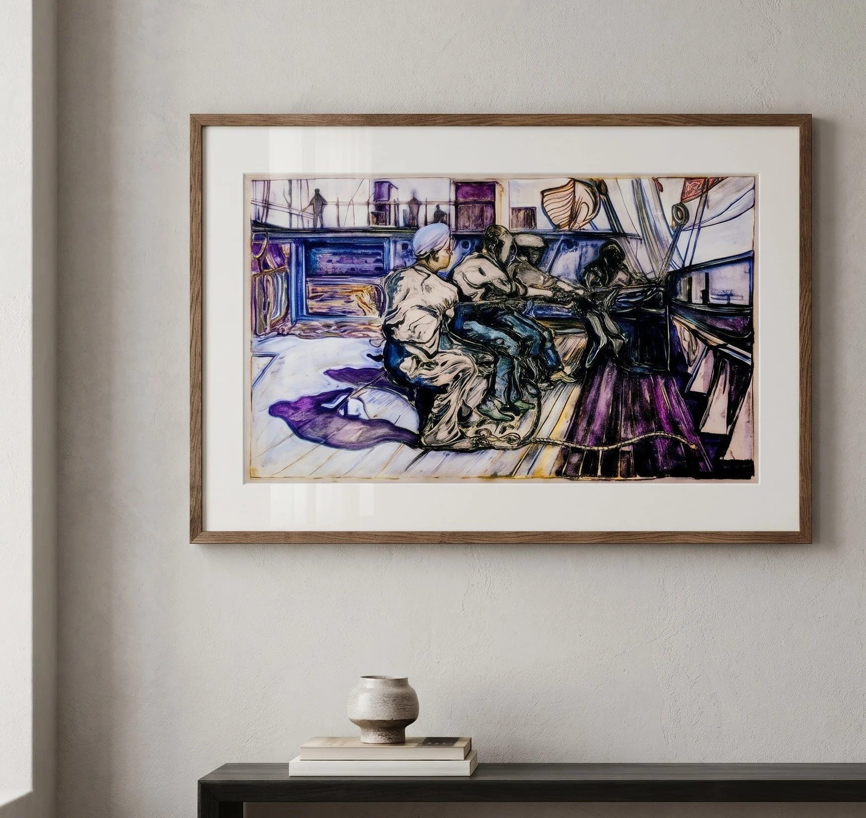 mock view rope pullers by billy childish.jpg