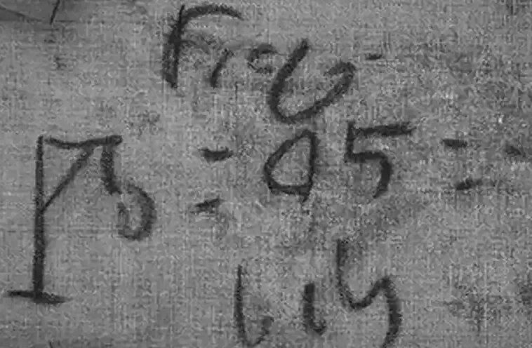 close up billy childish hand signed painting frog its only paper