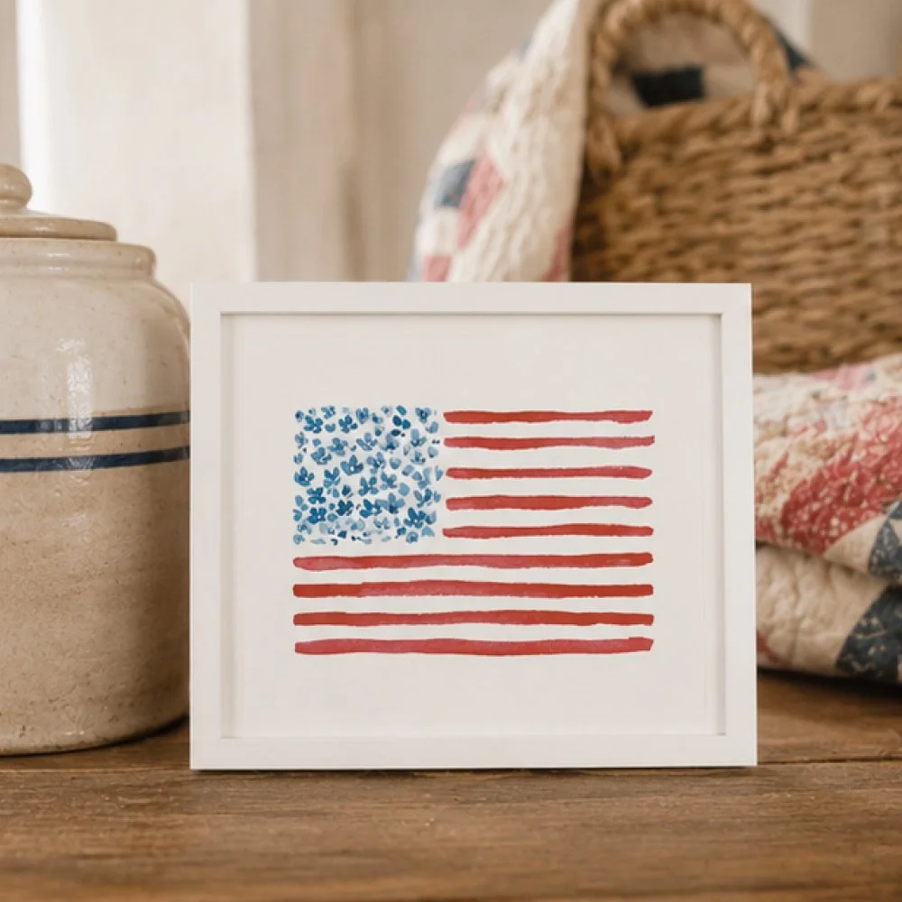 Floral American Flag Art Print 8.jpg