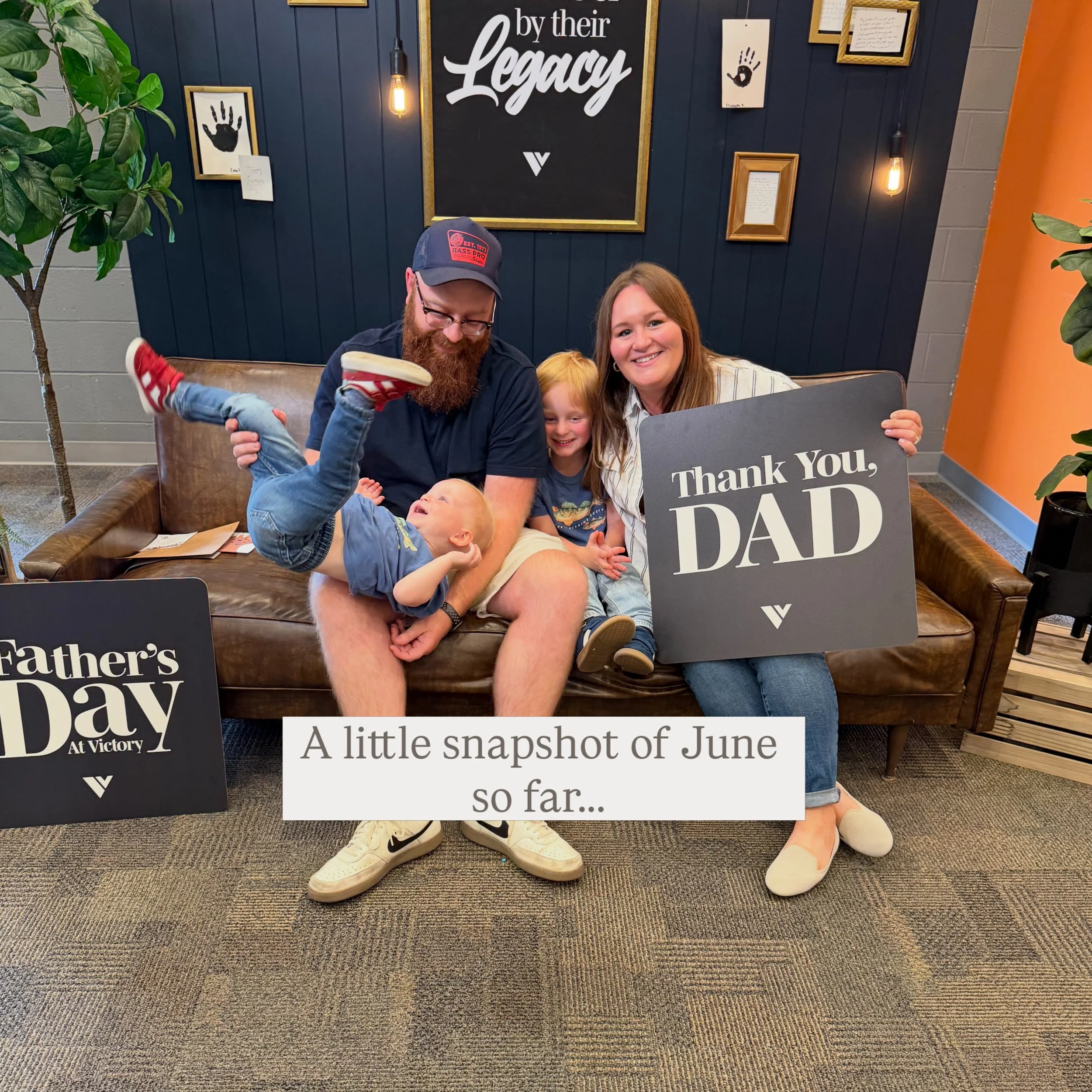 June has been one of those months that goes fast but feels full.

Father&rsquo;s Day was yesterday, and I spent it watching the people I love just be together. Sunday&rsquo;s are busy in the church world, but my hubby was able to get a nap in, which 
