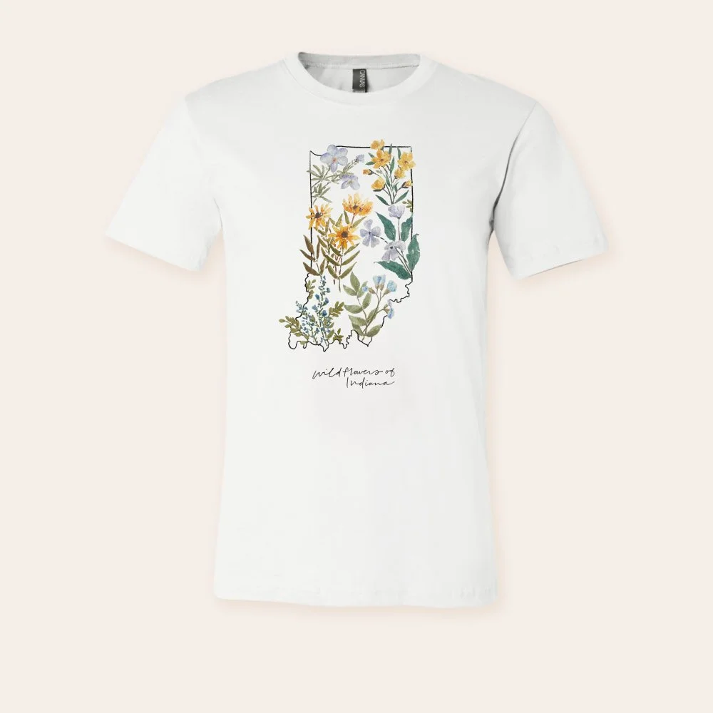 State of Indiana Wildflowers T-Shirt 1.jpg
