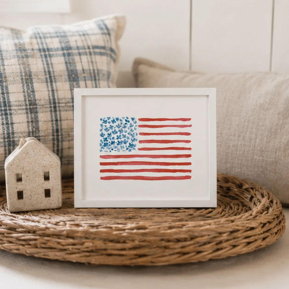 Floral American Flag Art Print 7-2.jpg