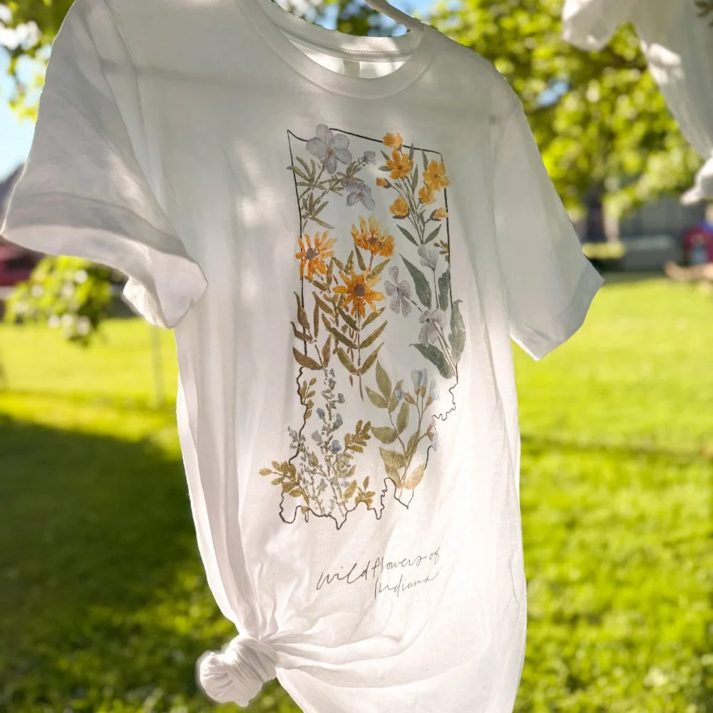 State of Indiana Wildflowers T-Shirt 4.jpg