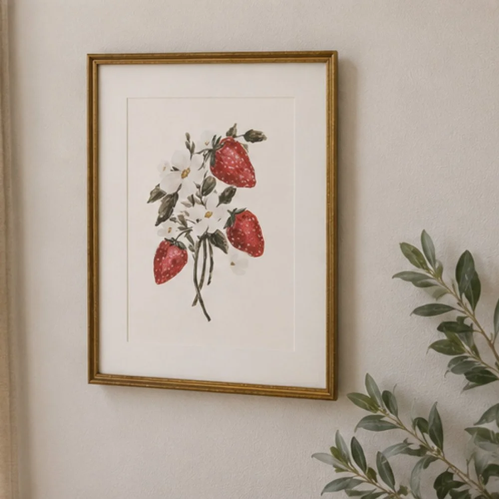 Strawberries Art Print 2.jpg