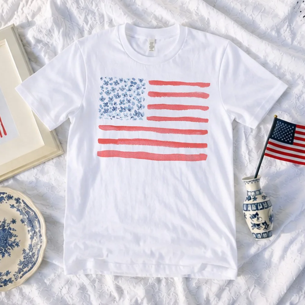 Floral American Flag T-Shirt 3.jpg