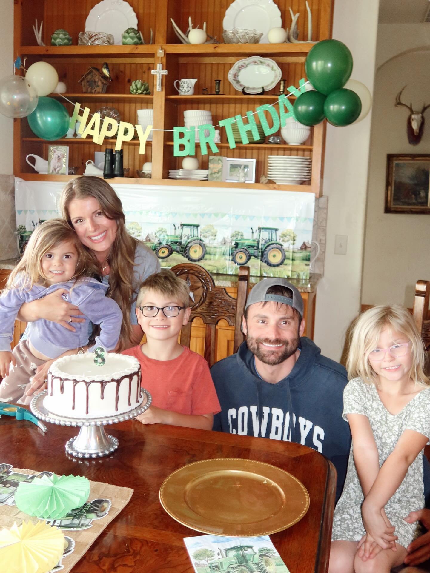 The one that made me a mama turns 8 🥹
Simple birthdays at home with just family are the best kind. And all by request of my sweet children. Paxton said &ldquo;all I want is to be at the ranch with my family&rdquo; yesterday it poured rain and all we