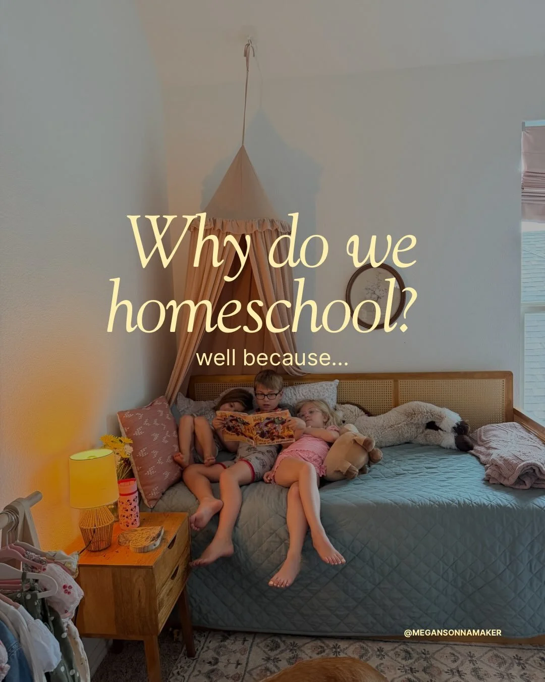 In case you&rsquo;ve ever wondered why we homeschool&hellip; here&rsquo;s a few reasons. Not because it&rsquo;s easy&hellip; but because it&rsquo;s worth it. 🤍 
If homeschooling has been on your heart but you don&rsquo;t know where to start&mdash; c
