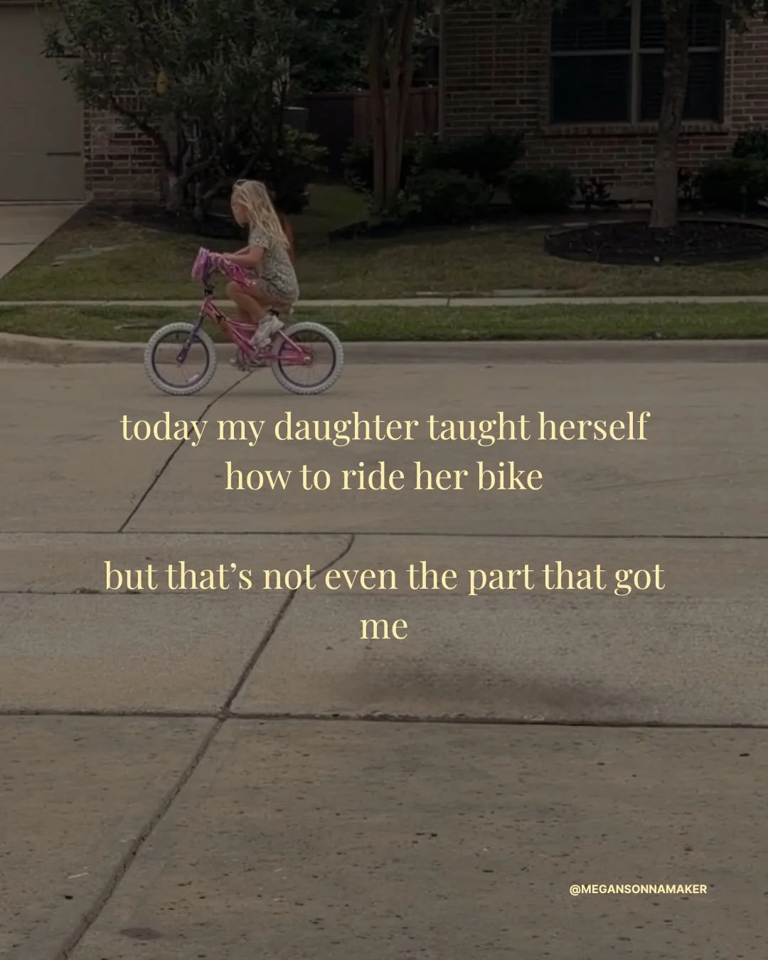 What&rsquo;s something your child has said that reminded you God is working? Tell me below 🥹 🚲