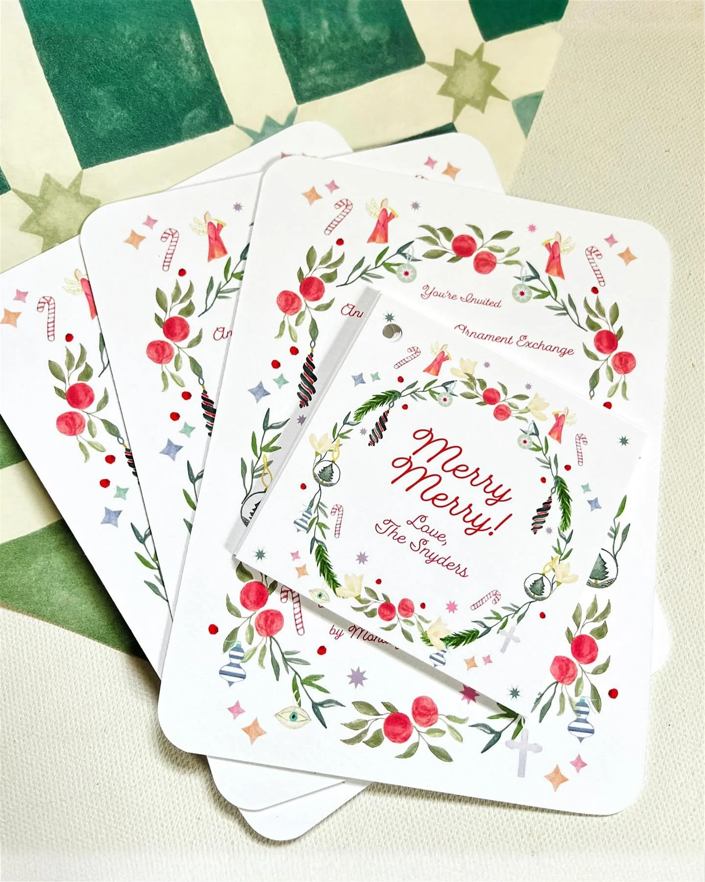 &lsquo;Tis The Season for so many things&hellip; but mostly pretty paper 💌

#prettypaper #christmasgiftwrap #gifttags #invitations #mameydesign