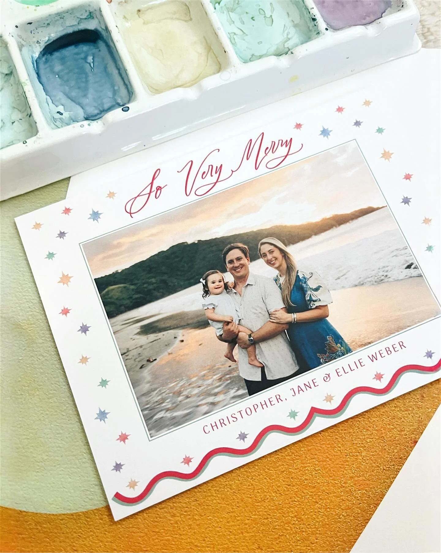 A Very Merry &amp; Very Colorful Christmas (Card) 💌

#christmascards #christmascarddesign #whimsicalchristmas #mameydesign