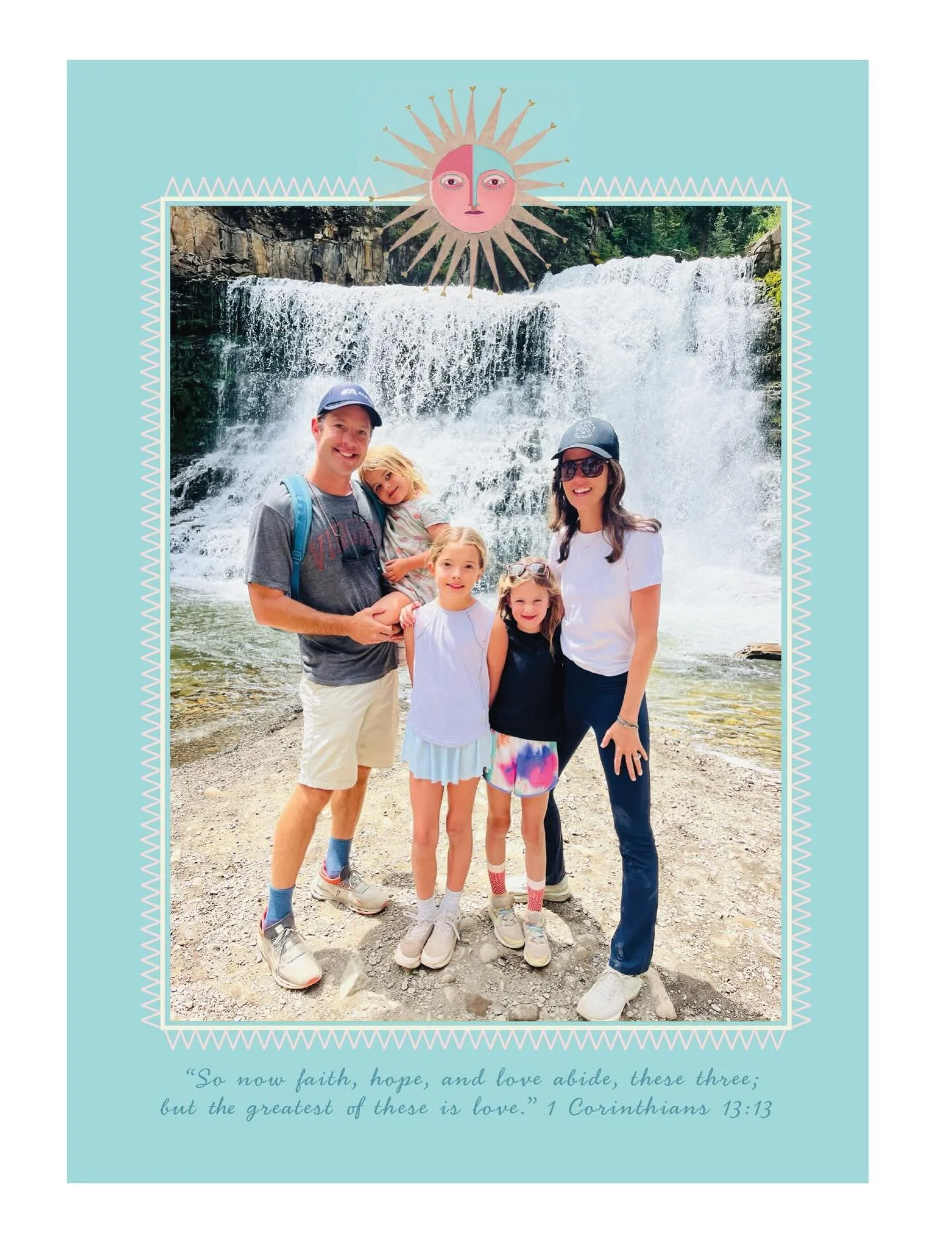 I seem to be running late with many things these days (but not really stressing about it 🤷🏻&zwj;♀️) including posting and sending my family&rsquo;s valentines card! Sending love to all of you - thanks for being on this journey with me 🩵