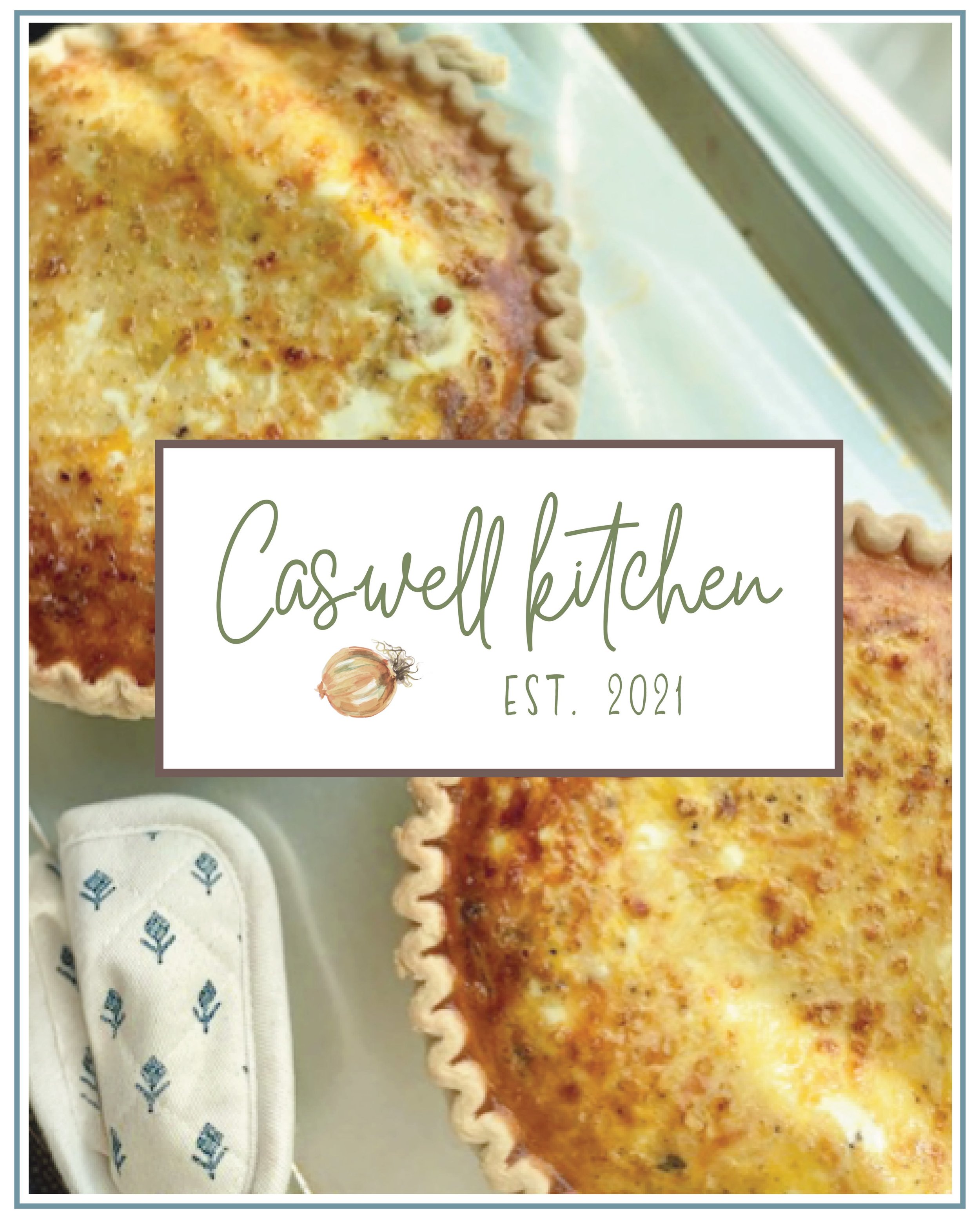 Branding for @caswellkitchen 🧅 Laura is a Raleigh based caterer with a passion for organic, small batch, homemade foods. We played around endlessly with the details of this logo (see the third slide 😂) and in the end we realized that this is a logo