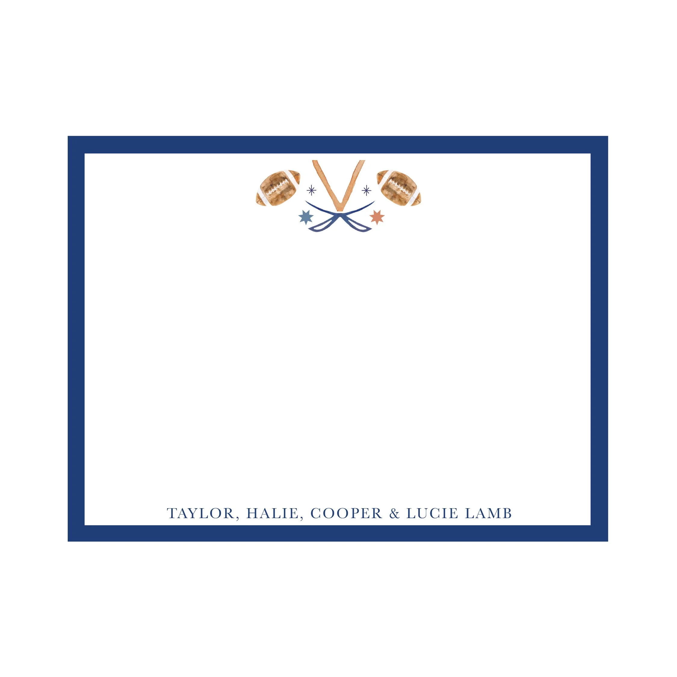 UVA Football Stationery Kids