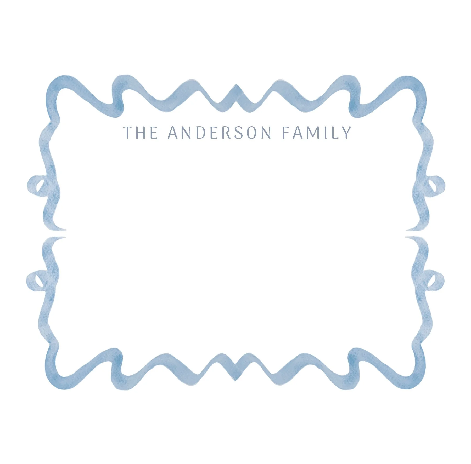 Squiggle Personalized Stationery