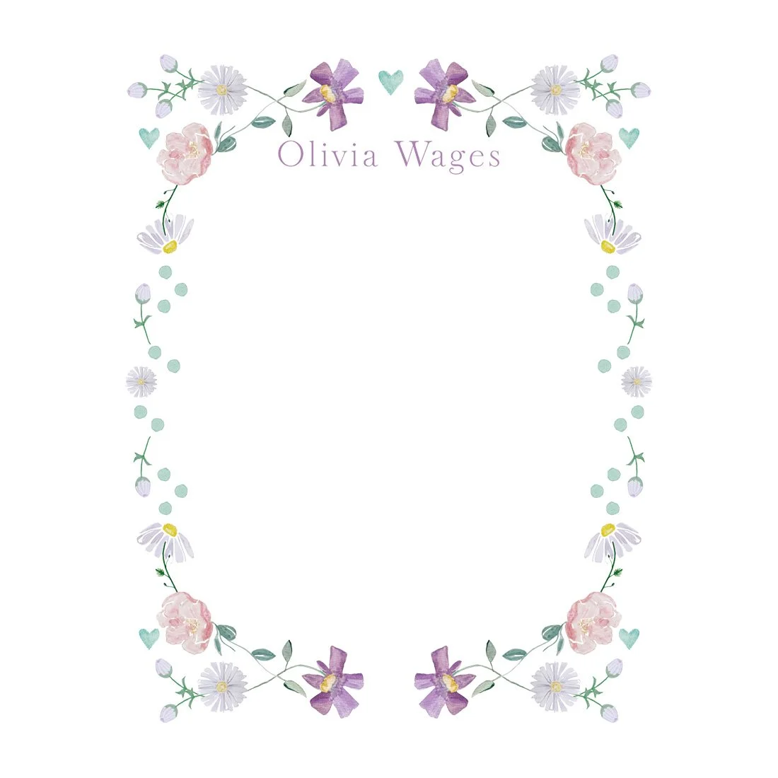 Tucker Floral Notepad