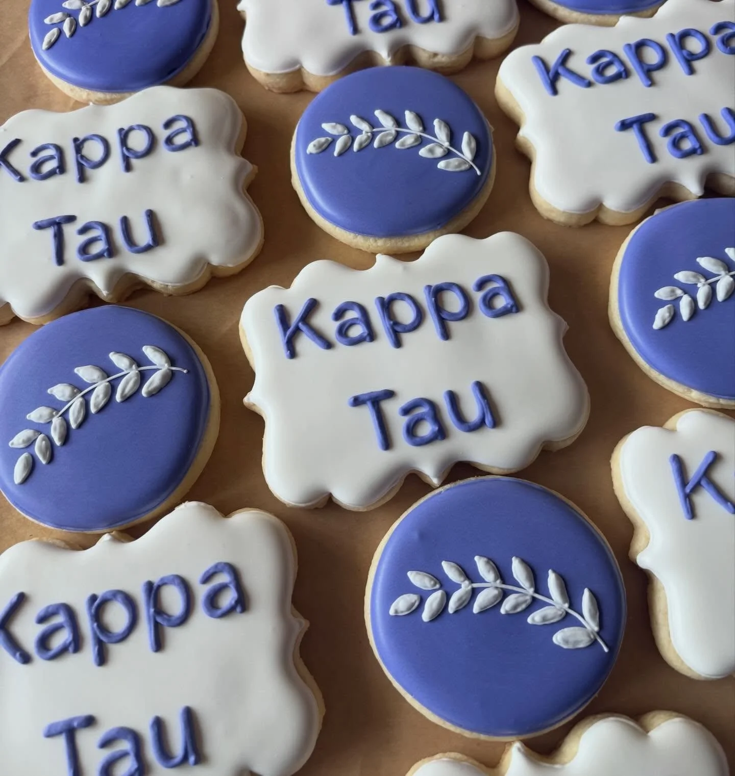 Cookies for Kappa Tau induction ceremony 

#vermont #burlington #vermontmade