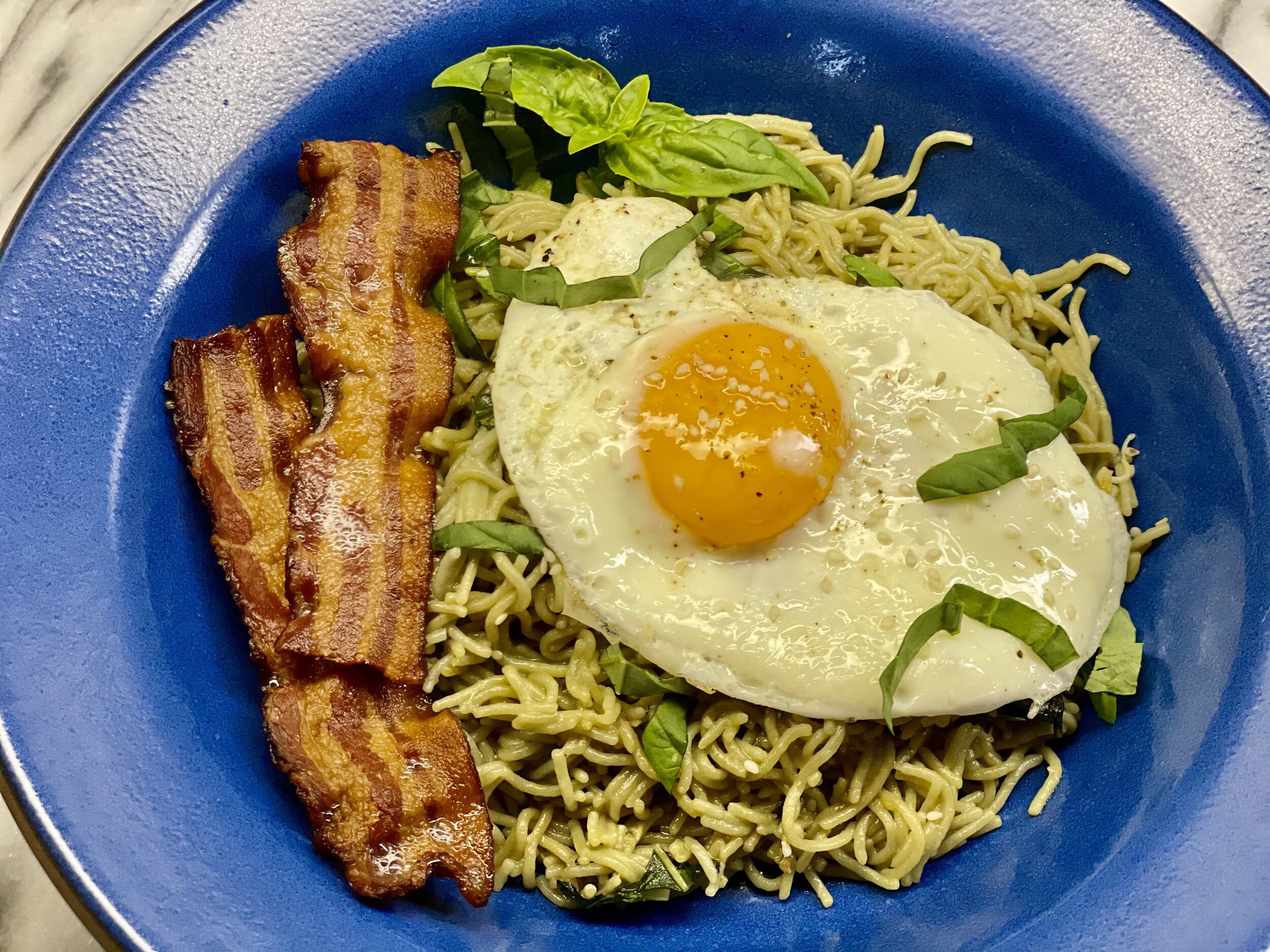 Forklaring organisere velsignelse Bacon and egg ramen bowl (low FODMAP) — IBS Game Changer