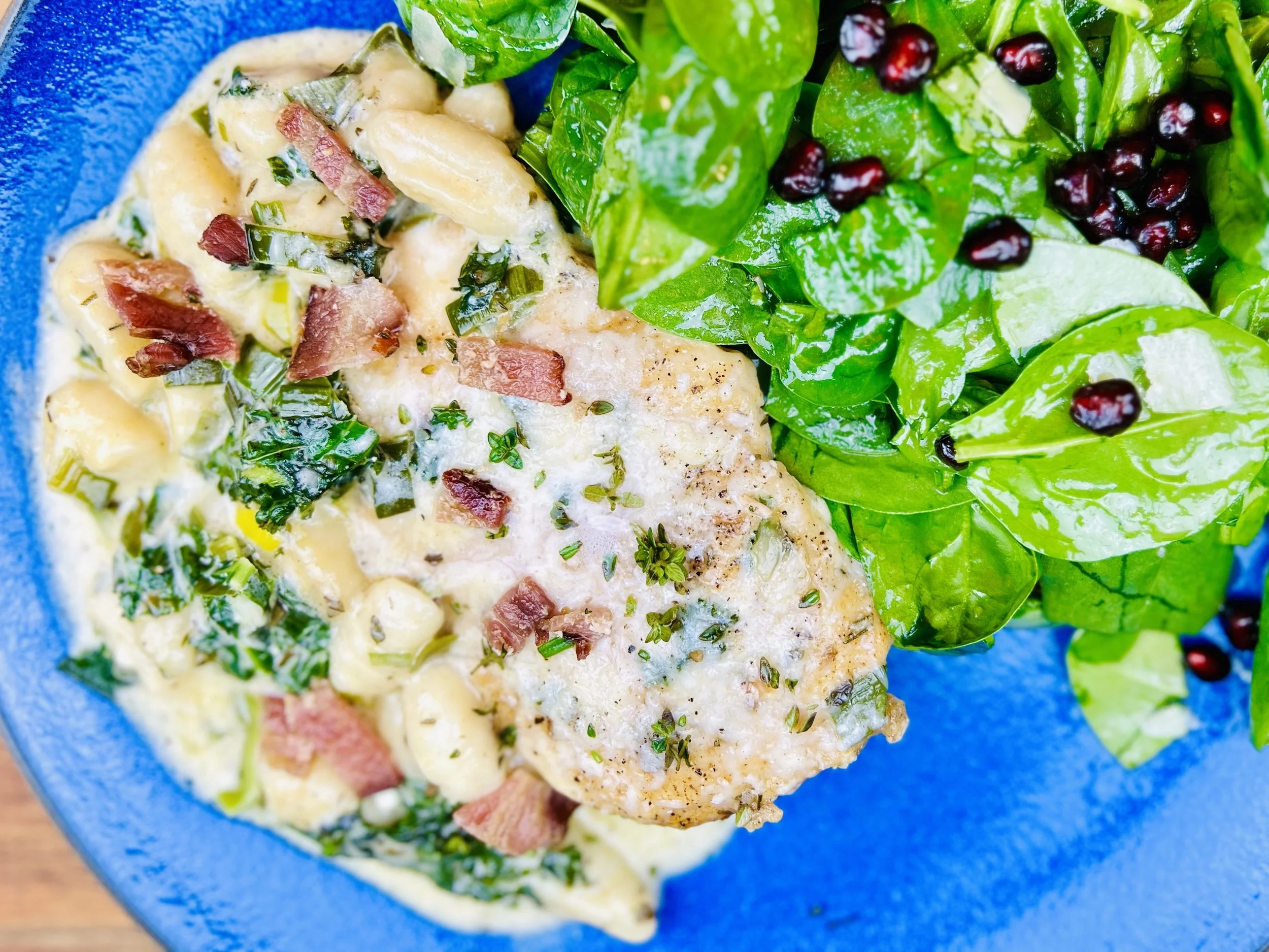 Creamy Parmesan Chicken with Rosemary Bacon (Low FODMAP) — IBS Game Changer