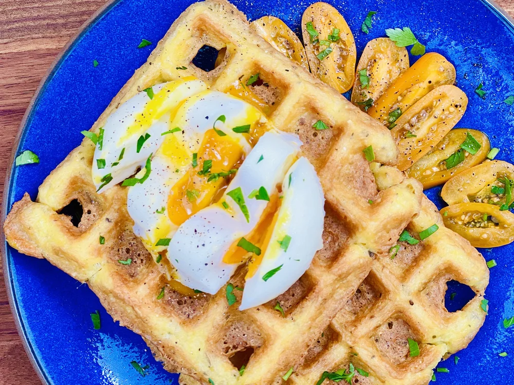 Crispy Cheesy Chaffles (Low FODMAP) — IBS Game Changer