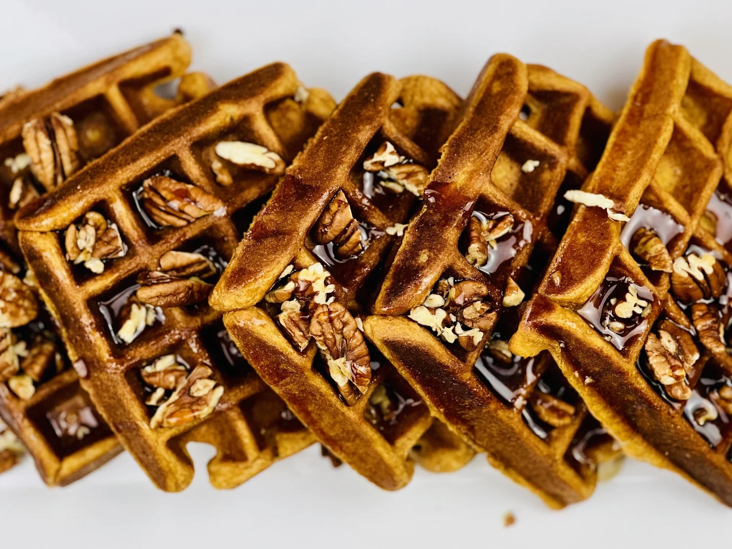 Sweet Potato Pecan Waffles (Low FODMAP) — IBS Game Changer