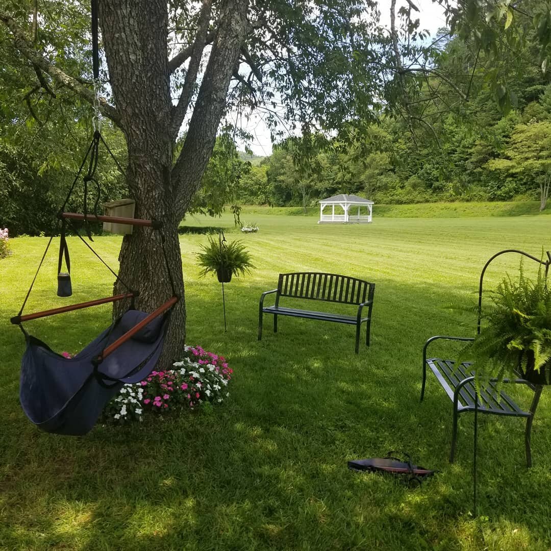The hammock swing by the creek is one of our favorite places during the summer.
#LovelaceCreek