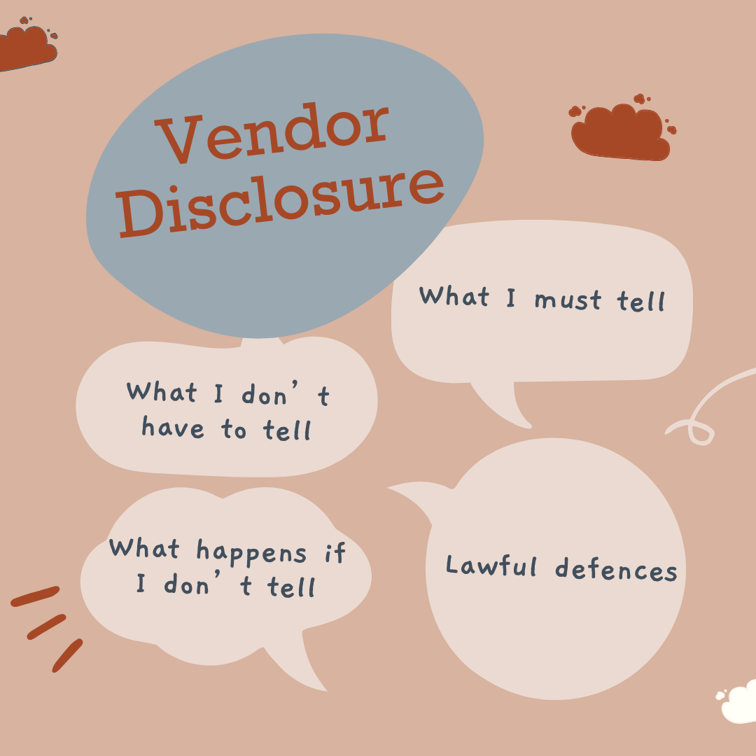 A vendor’s duty of disclosure in a property sale