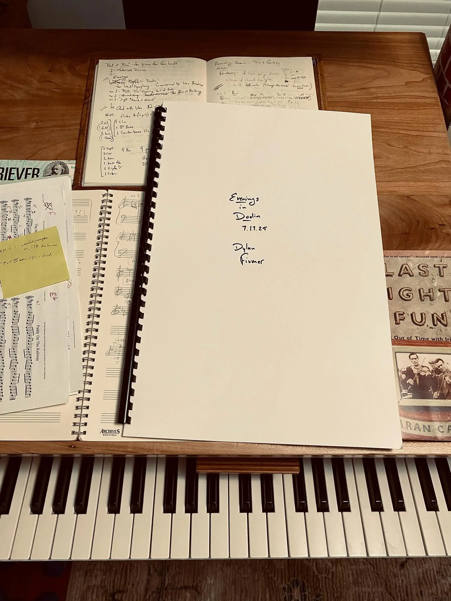 Latest commission finished! 🥳🎶 &ldquo;Evenings in Doolin&rdquo; for wind symphony - celebrating Irish trad music in Colorado. Commissioned by @phrygia7 and the @unc_colorado Wind Symphony (@unco.percussion, @unco.clarinets @uncoflutes @unco_oboes @