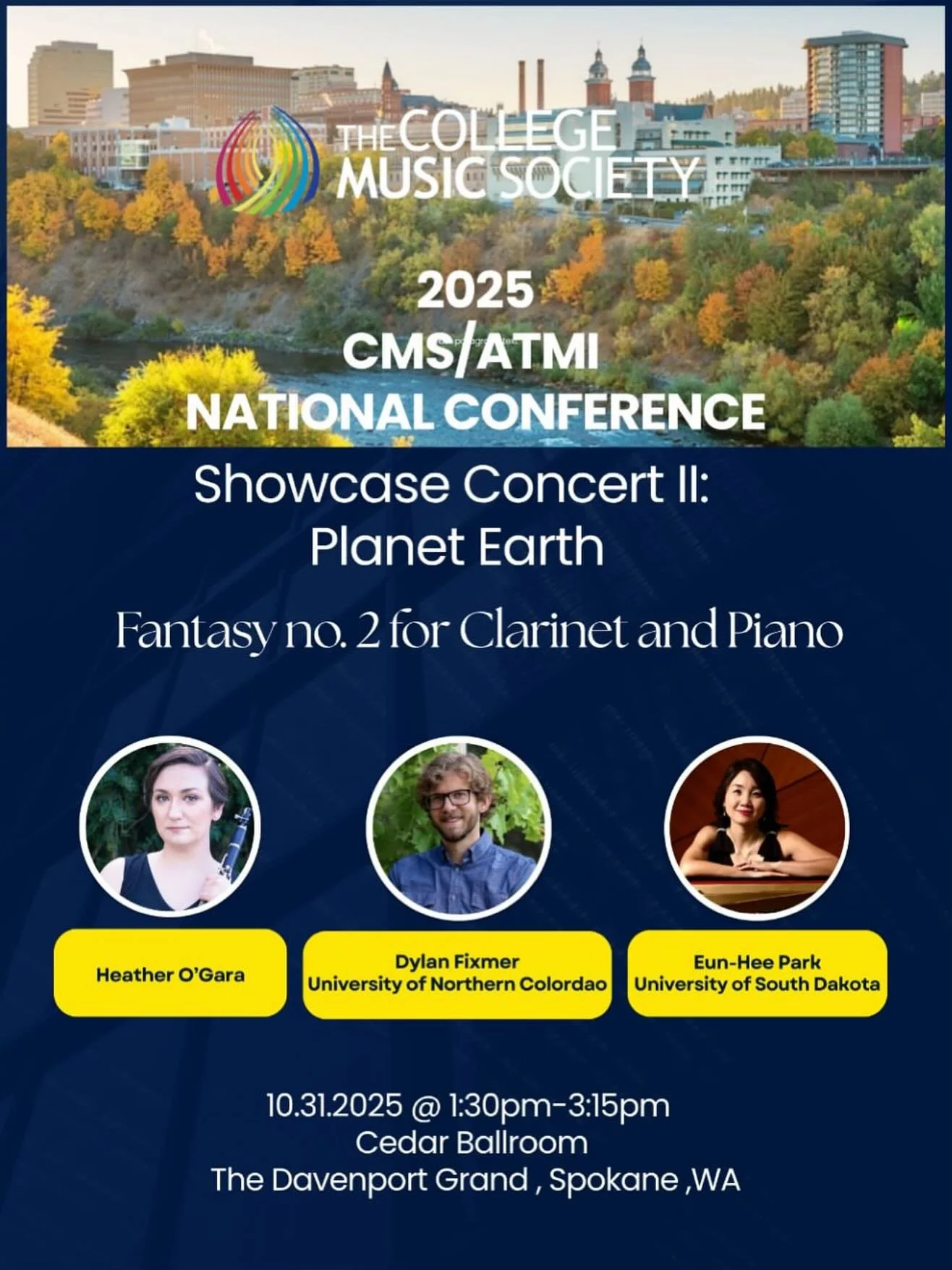 Can&rsquo;t wait to hear my wonderful new colleagues, Heather and Eun-Hee, perform my Fantasy no.2 for Clarinet and Piano! 🎶🎵🎶🥳