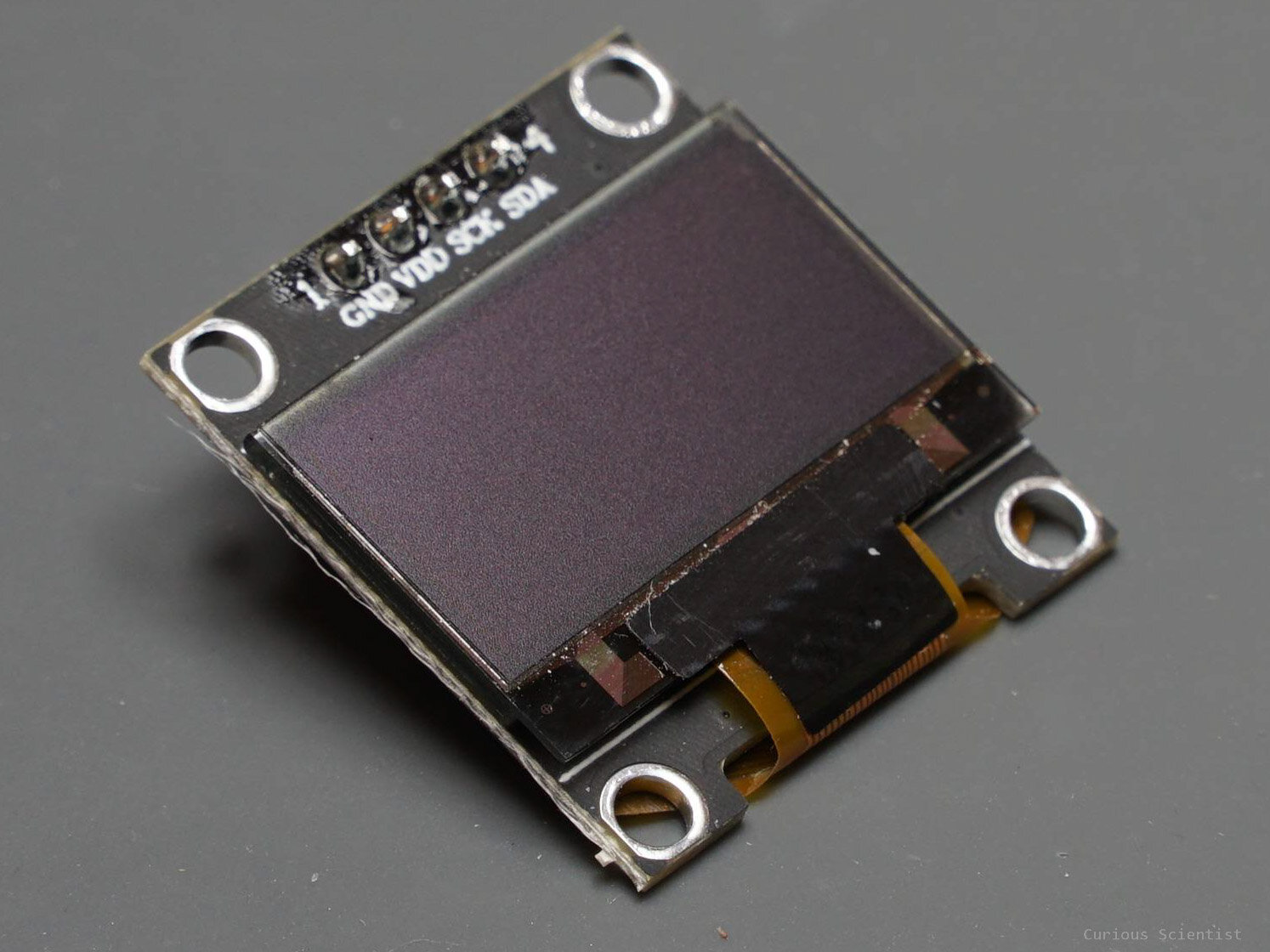 SSD1306 OLED display