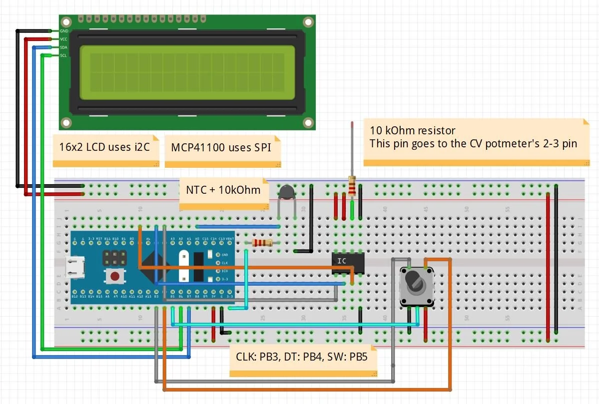 Building an SZBK07-based thermostat for Peltier cooling — Curious Scientist
