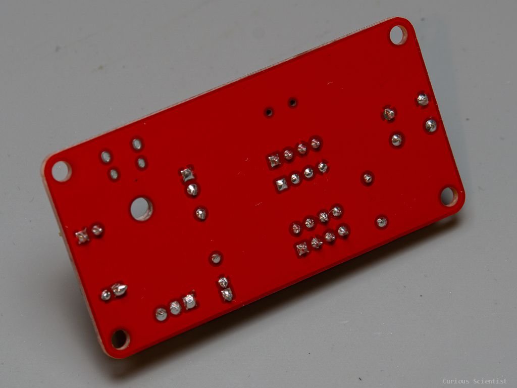 Backside of the PCB