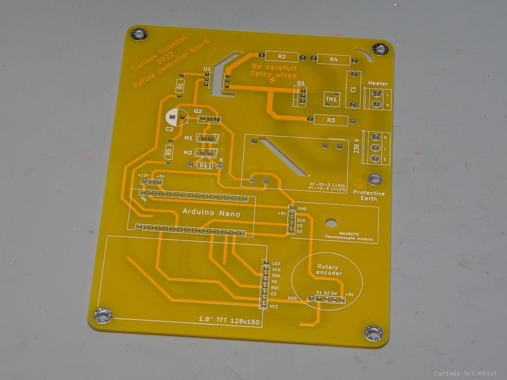 Top side of the bare board