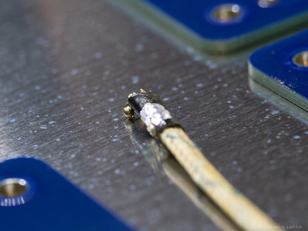 Thermocouple in the middle of the plate