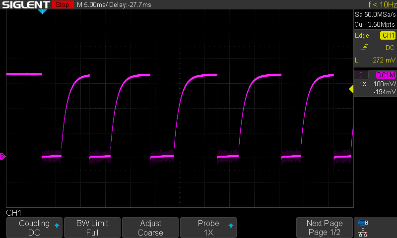 RC-filtered output