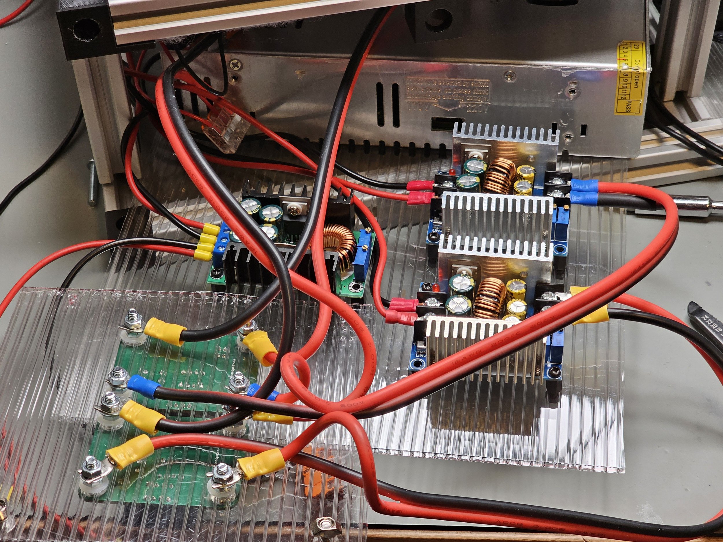 Cabling of the two power meters