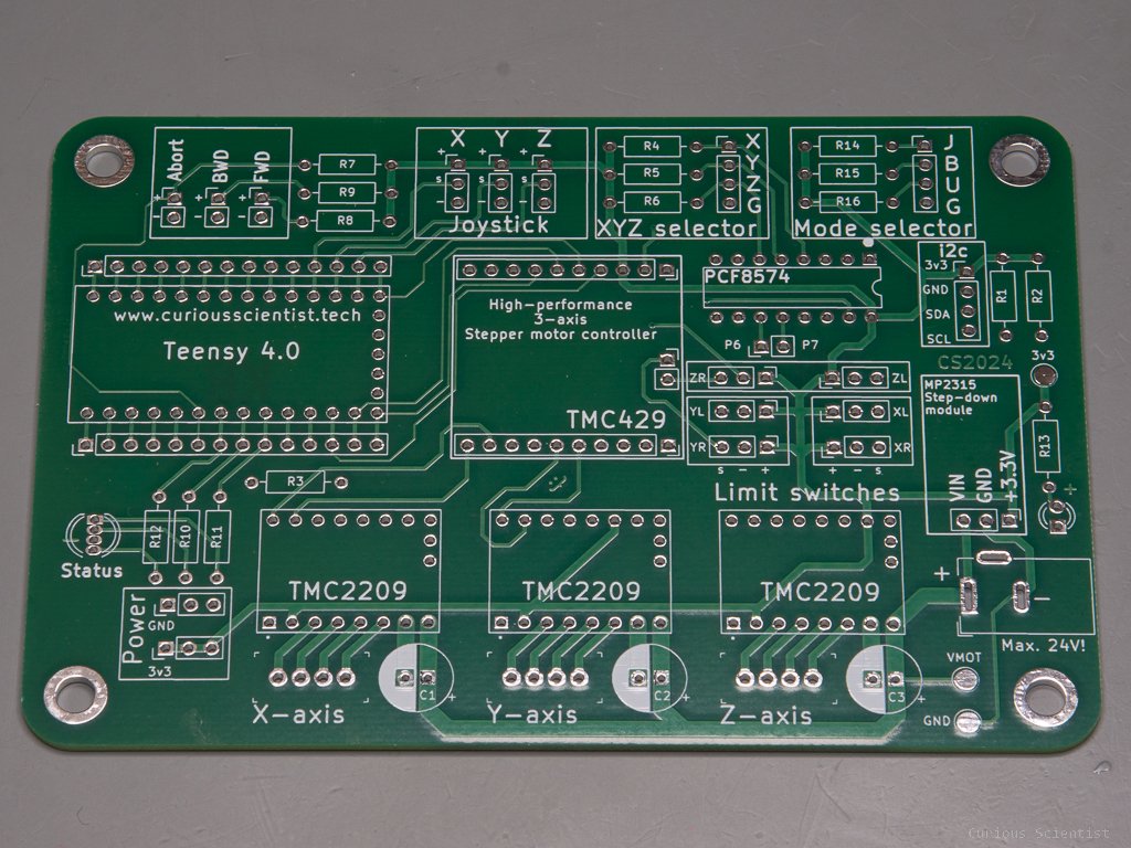 Empty PCB, top side