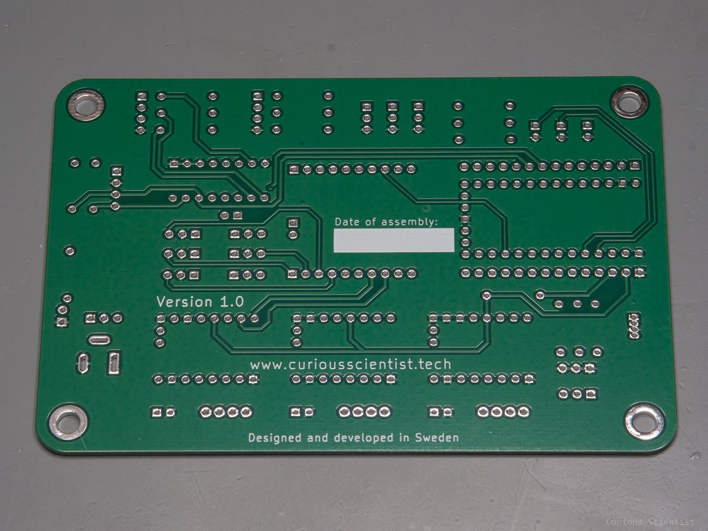 Empty PCB, bottom side