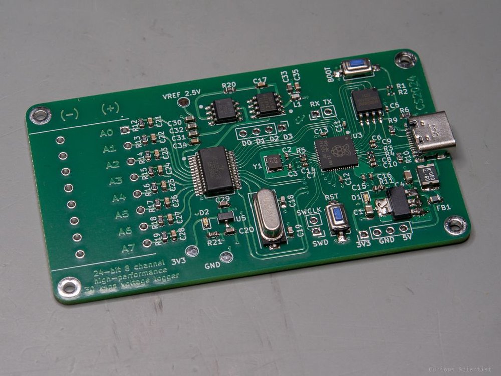 Completed board without the connector