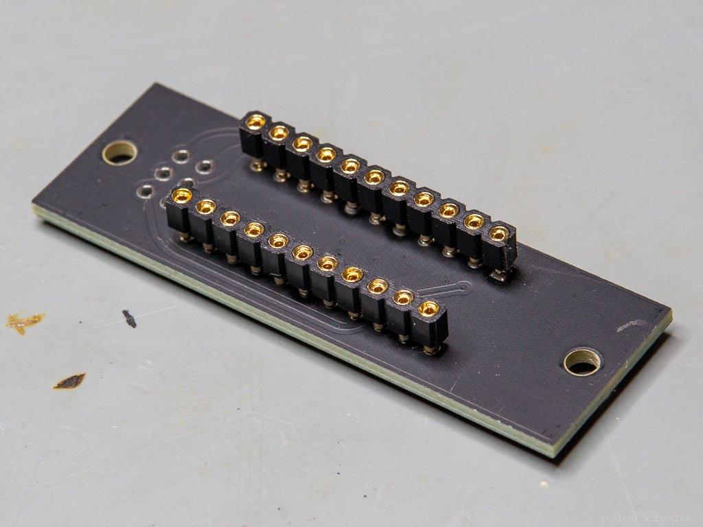 PCB without the CCD