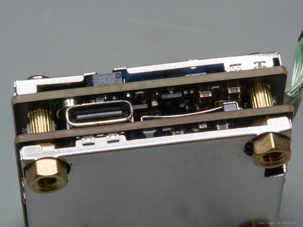 USB-C connector and Micro SD slot