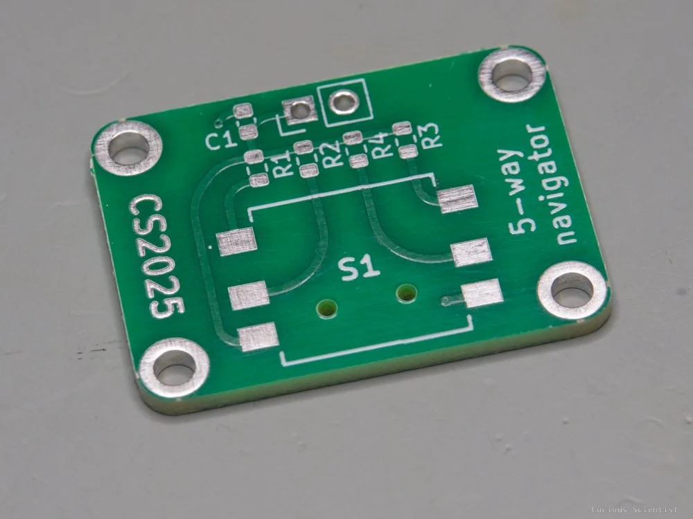 Top side of the PCB