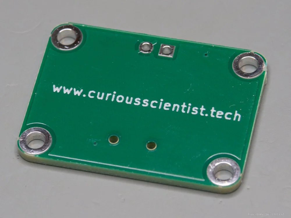 Back side of the PCB
