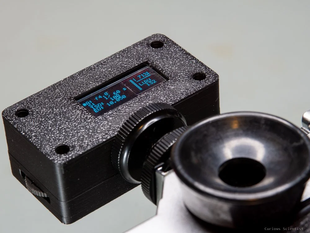 Viewfinder and light meter