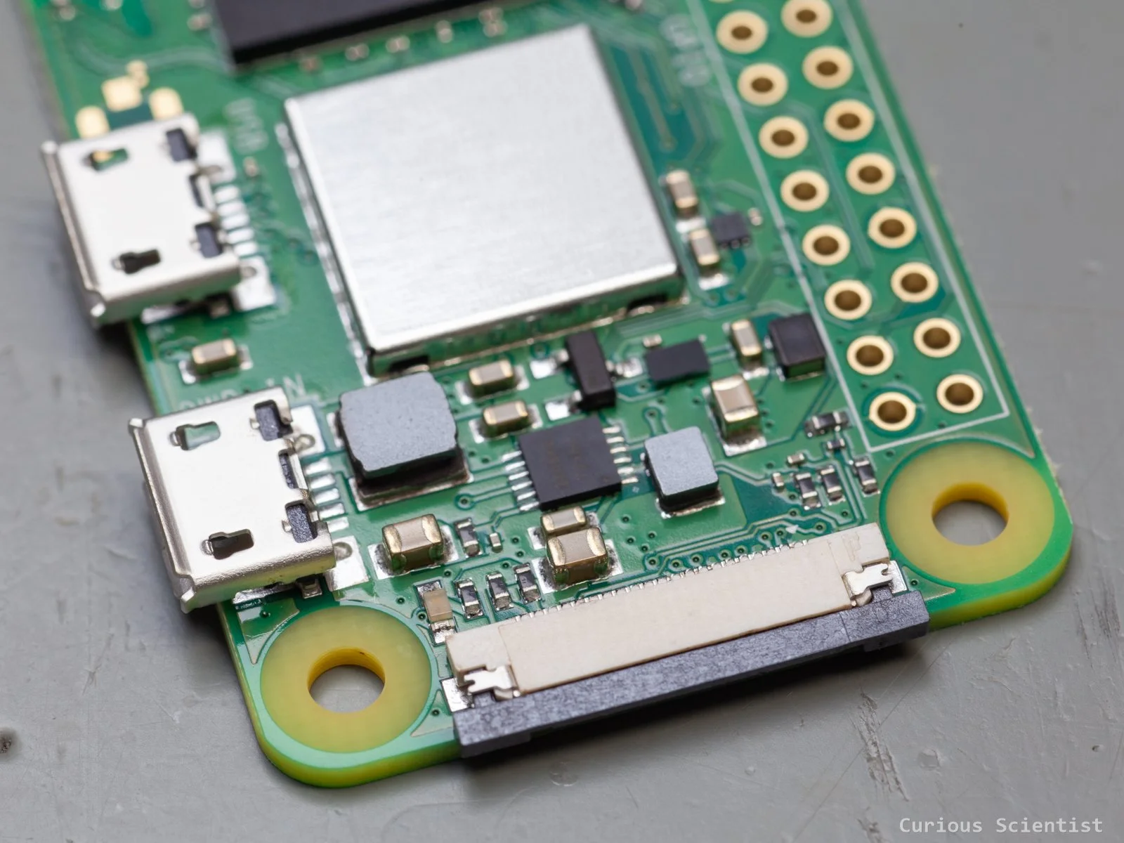 Camera connector and micro USB connectors