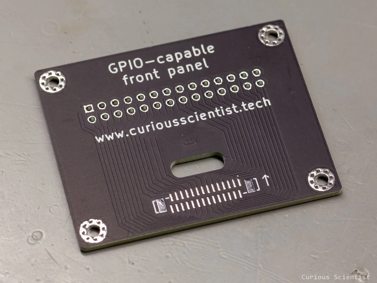 GPIO front panel back side