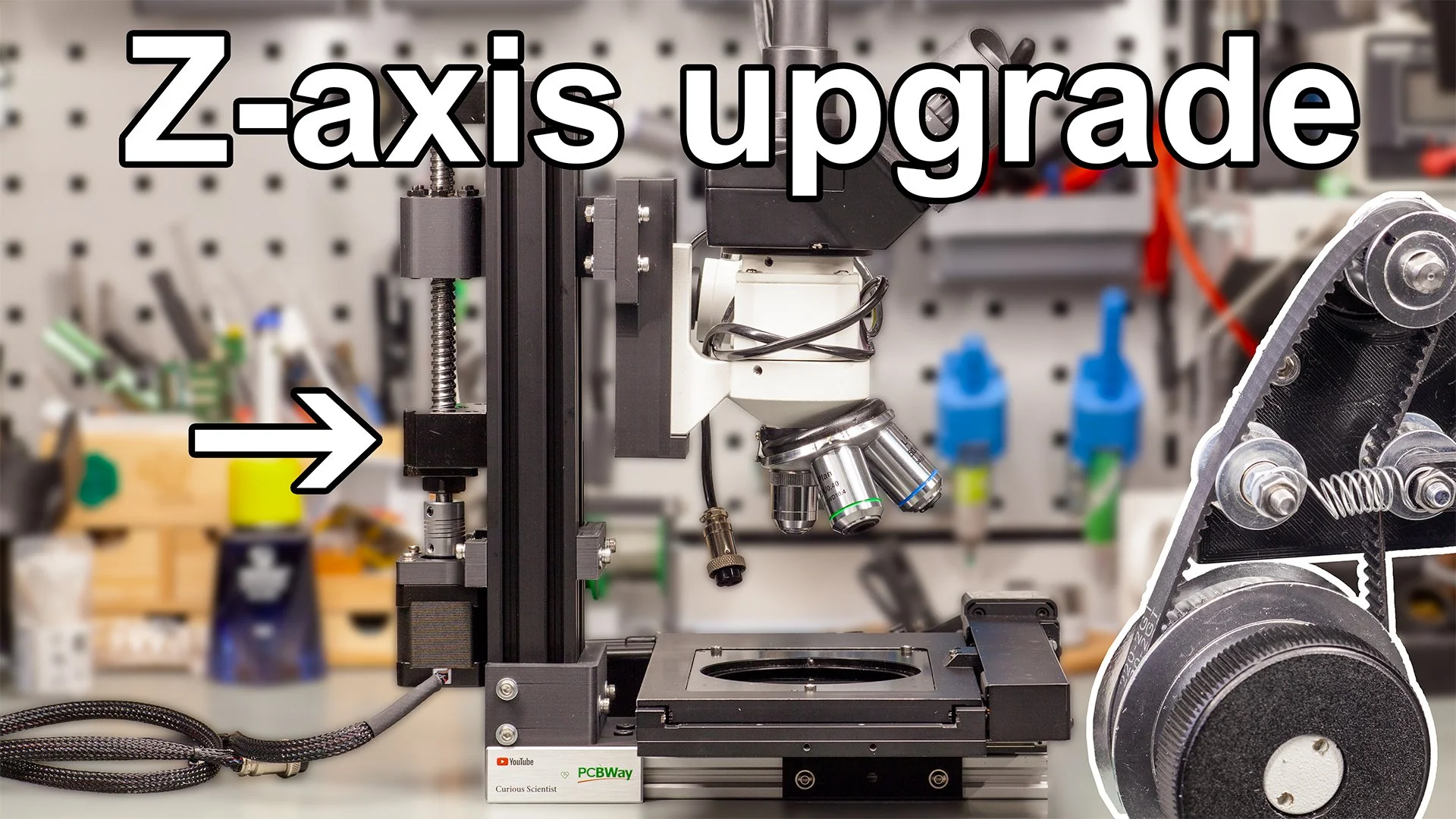 CNC Microscope - New Z-axis
