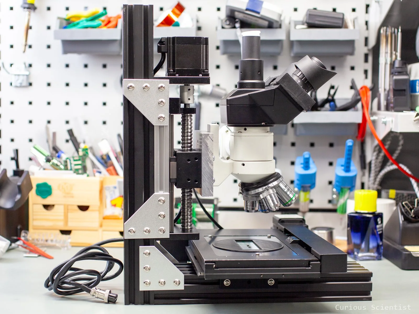 CNC Microscope - Re-approached Z-axis