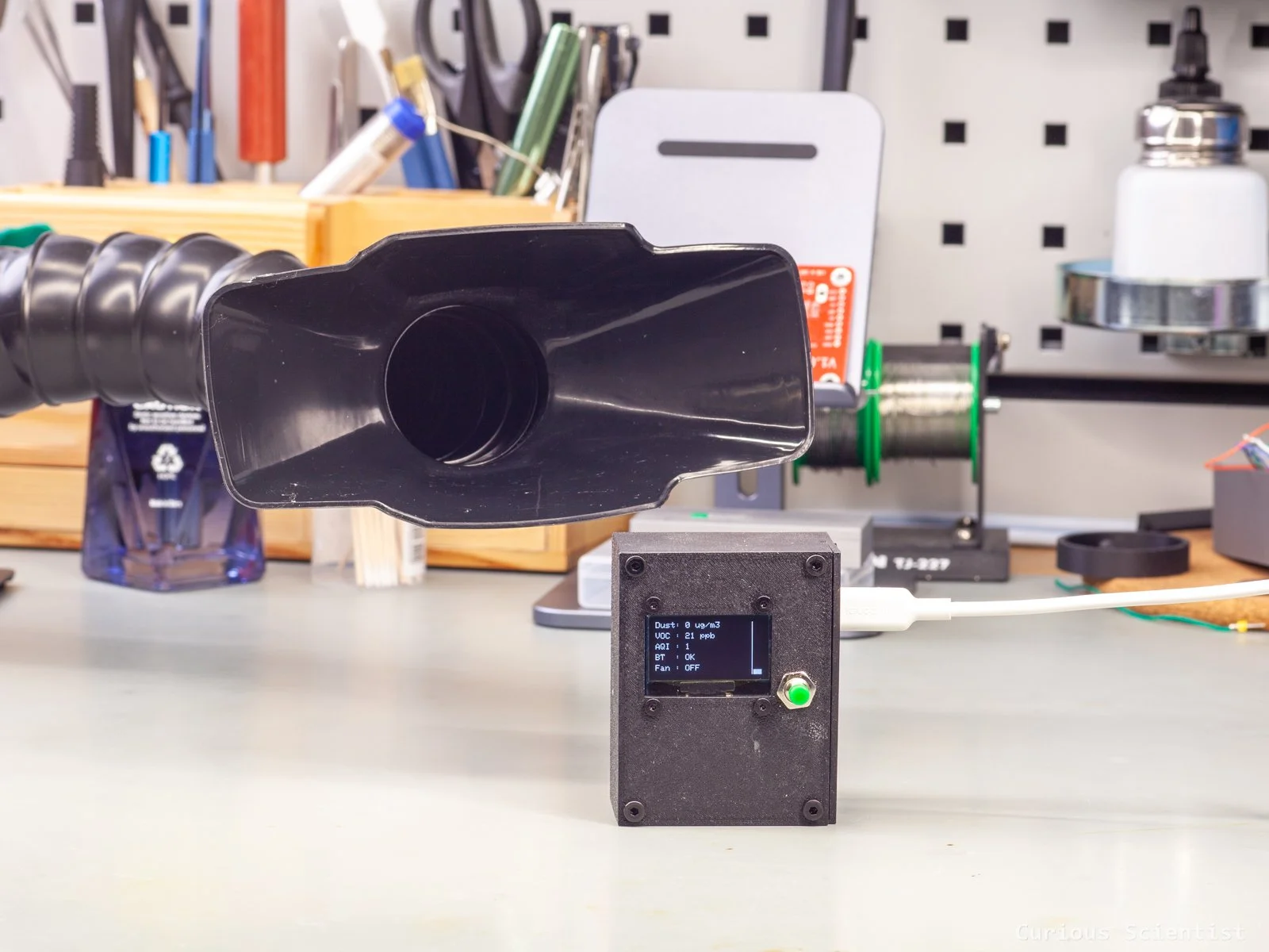 Automated fume extractor - Soldering made easier