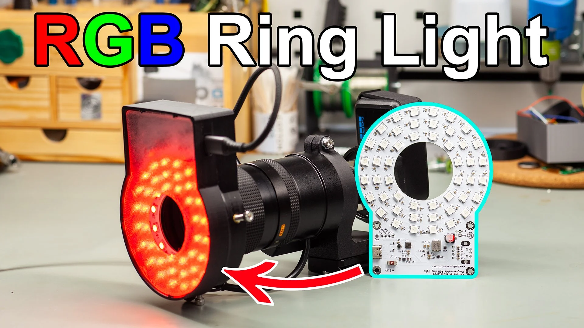 Programmable ring light